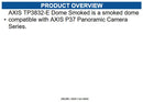 AXIS 02872-001 AXIS TP3832-E Dome Smoked