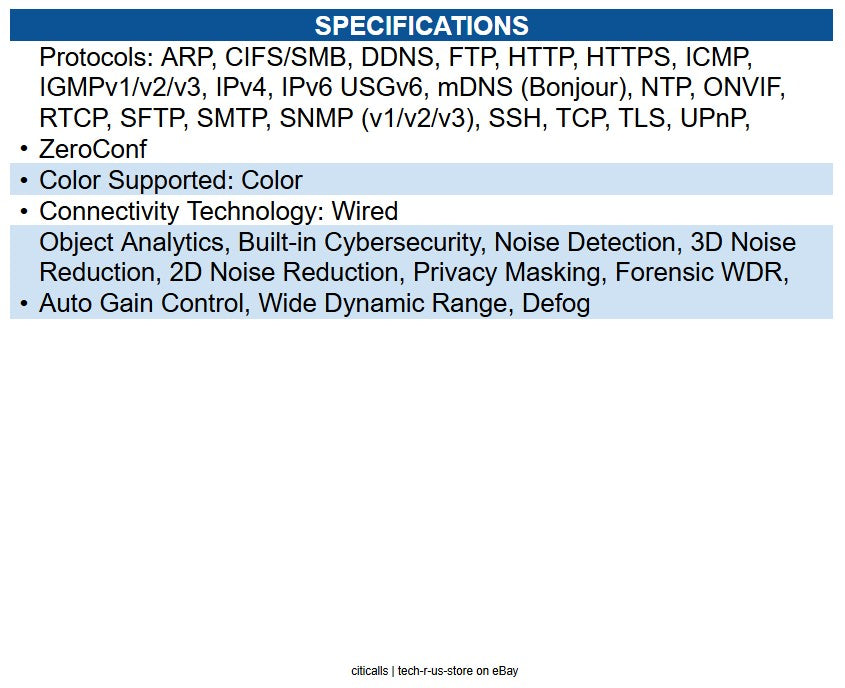 AXIS 02971-001 Q3546-LVE 4 Megapixel Indoor/Outdoor Network Camera Color - Dome
