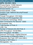 SonicWall 03-SSC-1824 TZ280 Network Security/Firewall Appliance