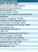 SonicWall 03-SSC-1835 TZ480 Network Security/Firewall Appliance