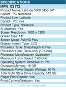 Dell 031T2 Latitude 5000 5455 14" Copilot+ PC Notebook - Titan Gray
