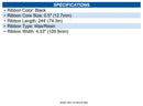 Zebra 03200GS11007 3200 Performance Wax Resin Ribbon Black - 4.33" X 242ft.