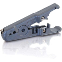 CablesToGo 04624 Round/Flat Multi-Conductor Cutter and Stripper Gray - 0.30 lb