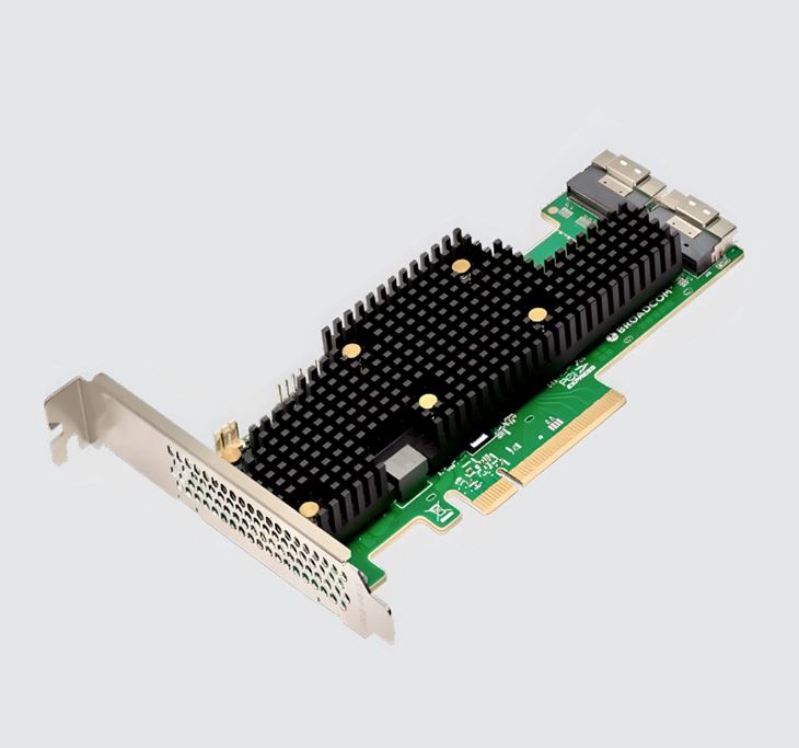 LSI Logic 05-50111-02 9620-16i Tri-Mode Storage Adapter - SATA+SAS+PCIe