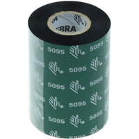 Zebra 05095GT11030 5095 Performance Wax Resin Ribbon Black - 4.33" X 984.25Ft.