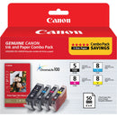Canon 0628B027 Original Inkjet Ink Cartridge - Black, Cyan, Magenta, Yellow Pack