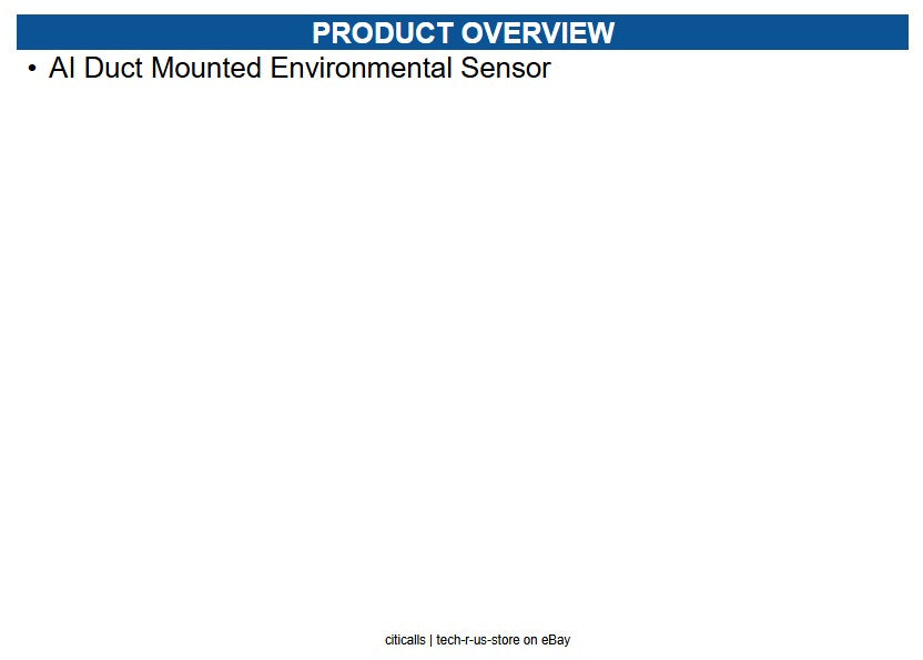 XSponse 0819-0003 X-Detect Environmental Duct Mount