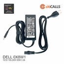 Dell 0X8W1 65W AC ADAPTER 19.5V 100-240V 65W 3.3A Black w Power Cable