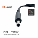 Dell 0X8W1 65W AC ADAPTER 19.5V 100-240V 65W 3.3A Black w Power Cable