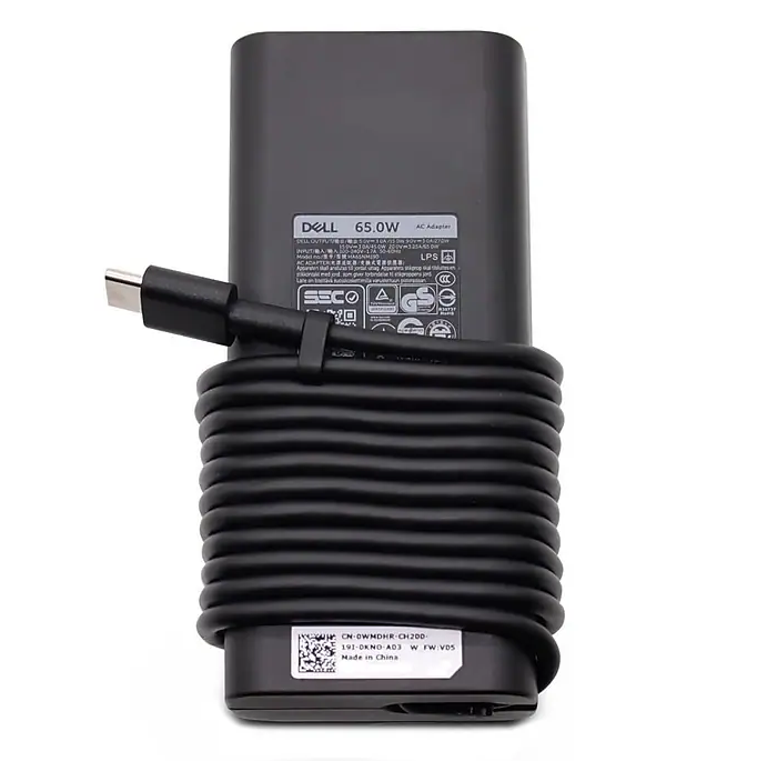 Dell 0VH2W4 65W USB-C Laptop Adapter & Charger for Latitude 5420 Laptop