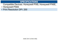 Honeywell 1-040084-900 Printhead TPH Assembly 203 DPI PX6I