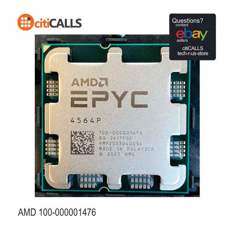 AMD 100-000001476 EPYC 4564P 4.50GHz 16-Core Processor - Socket AM5