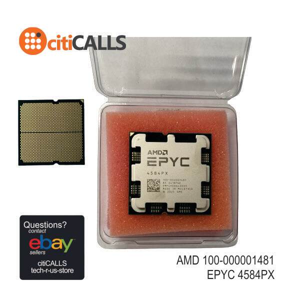 AMD 100-000001481 EPYC 4584PX 4.20GHz 16-Core Processor - Socket AM5