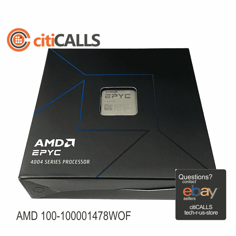 AMD 100-100001478WOF EPYC 4464P Dodeca-core (12 Core) 3.70 GHz Processor