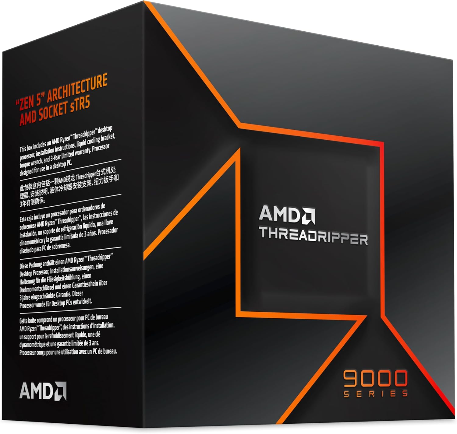 AMD 100-100001593WOF Ryzen Threadripper 9000 9980X Tetrahexaconta-core Processor