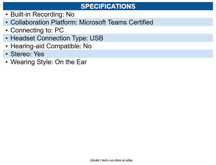 EPOS 1000553 EPOS IMPACT SC 660 USB ML Stereo - USB - Wired - 50 Hz to 18 kHz