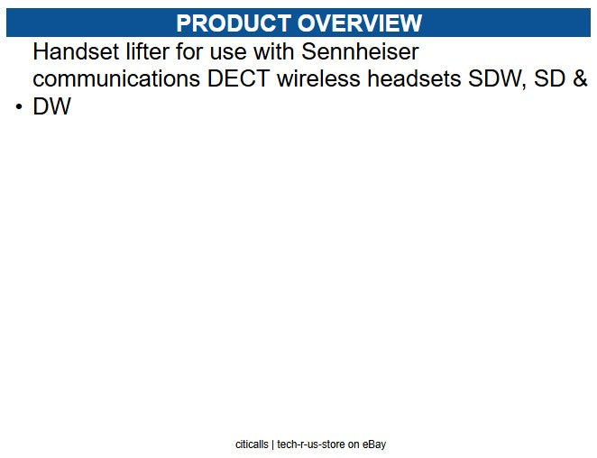 EPOS 1000756 handset lifter for phone