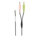 EPOS 1000758 PC Connection Cable, RJ9 to Dual 3.5mm CUIPC 1 - Mini-phone/RJ-9