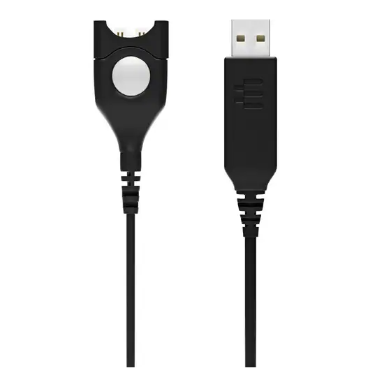 EPOS 1000822 Adapter Cable USB to ED USB-ED 01 - 7.22 ft  - Black