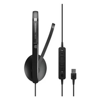 EPOS 1000901 ADAPT 160T USB II - Stereo -USB -Wired - On-ear - Binaural -Headset