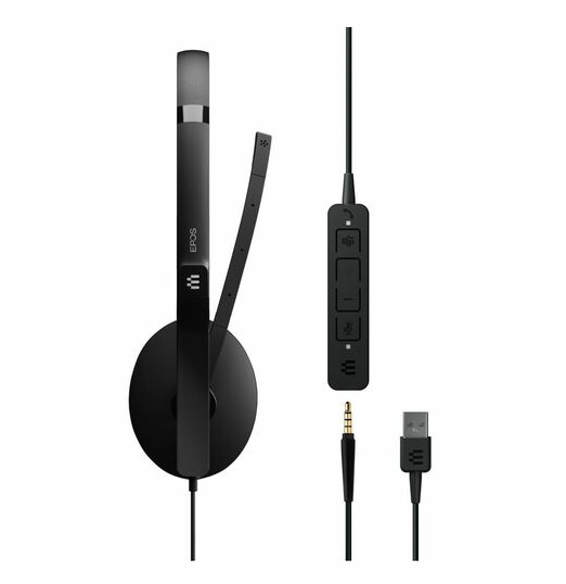 EPOS 1000902 ADAPT 165T USB II - Stereo -USB, Mini-phone (3.5mm) -Wired -Headset