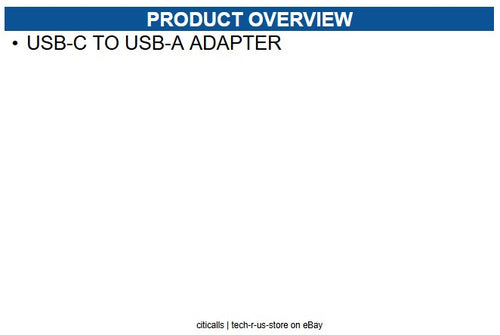 EPOS 1000932 USB-C TO USB-A ADAPTER