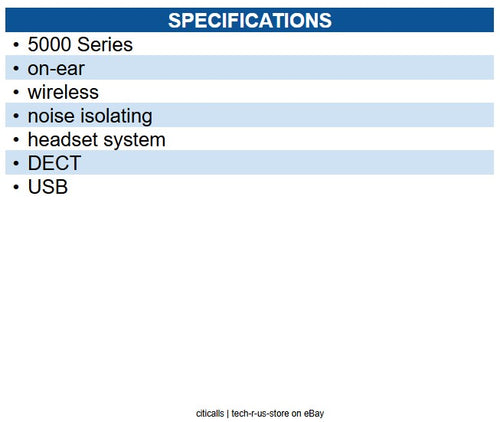 EPOS 1000981 IMPACT SDW 5061 - Stereo Wireless Headset System - Black