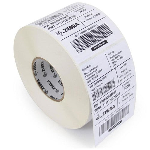 Zebra 10015767 Z-select 4000d Paper Labels Permanent Adhesive - 2" X 1.5" - 3/4"