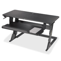 3M SD60B Precision Standing Desk Black Steel 35lb Load Capacity