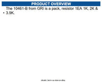 GRI 10461-B PACK, RES 1EA 1K, 2K,& 3.9K
