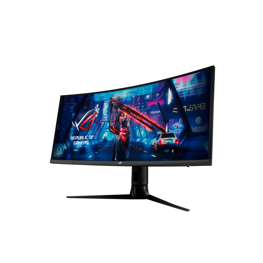 ASUS XG349C ROG Strix LED monitor - gaming - curved - 34.14" - 3440 x 1440 UWQHD