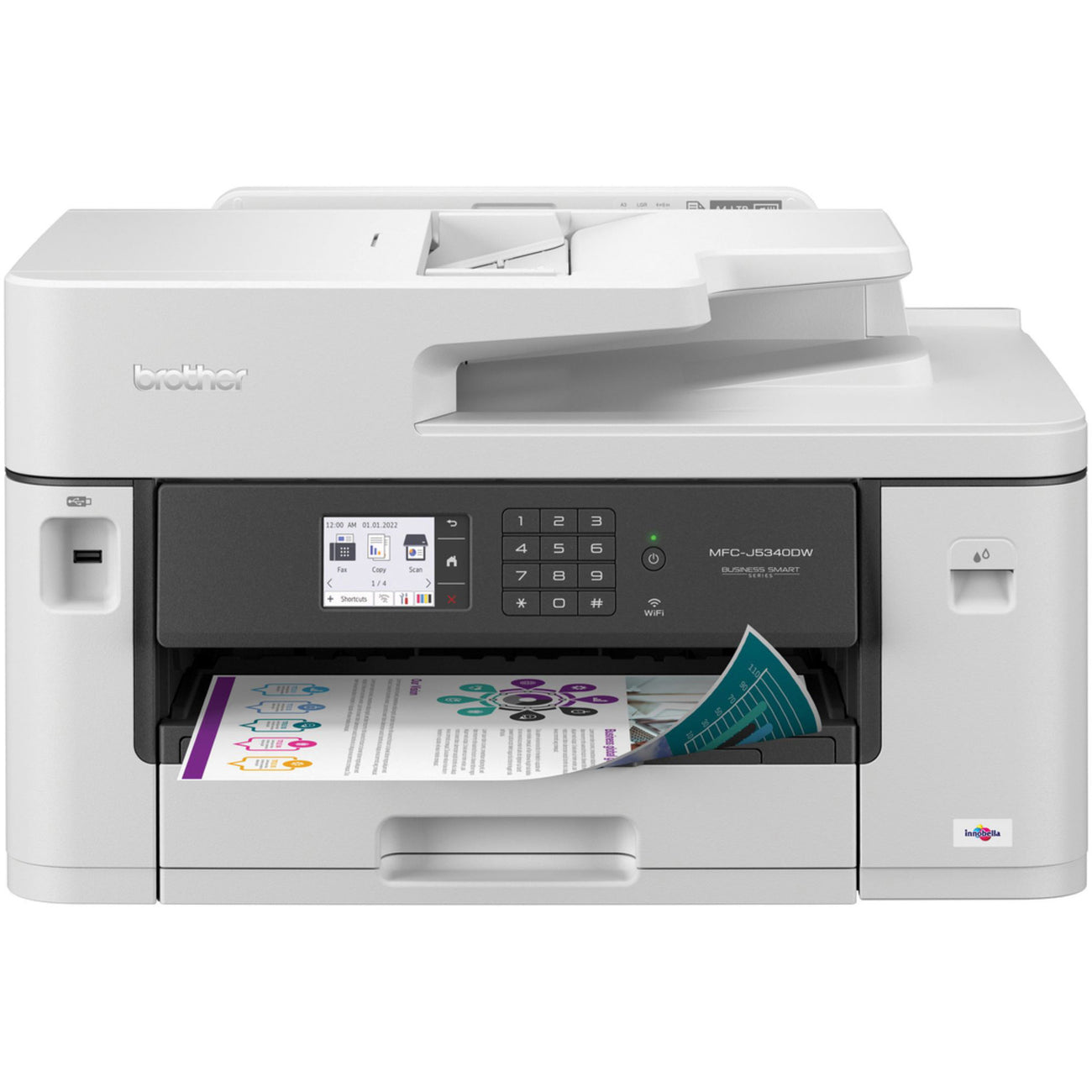 Brother MFC MFC-J5340DW Wireless Inkjet Multifunction Printer - Color