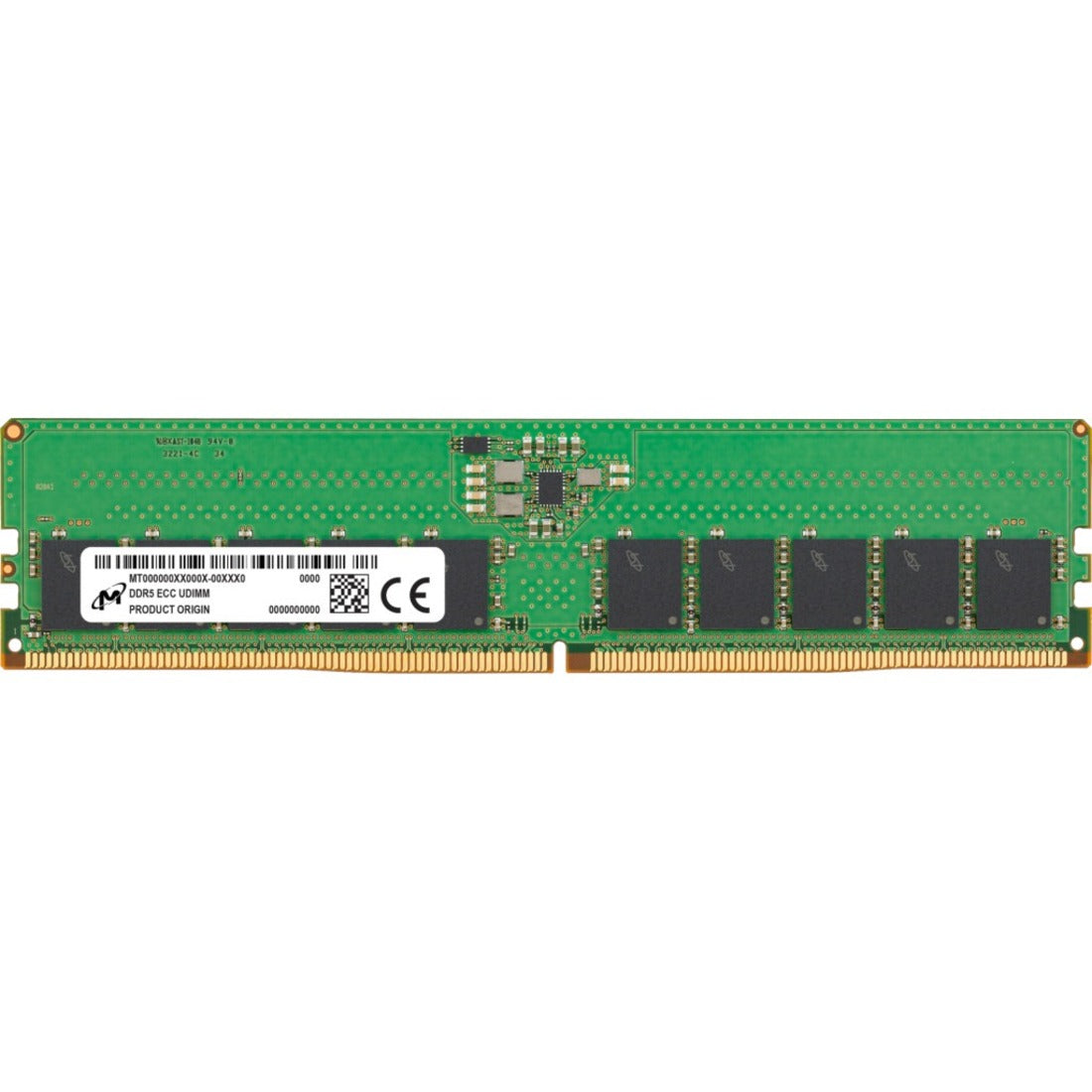 Micron MTC10C1084S1EC48BA1R 16GB DDR5-4800/PC5-38400 ECC UnBu 288-PIN RAM Memory