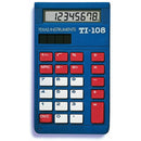 Texas Instruments 108/BK TI-108 Elementary Calculator - 8 Digits - LCD - Solar