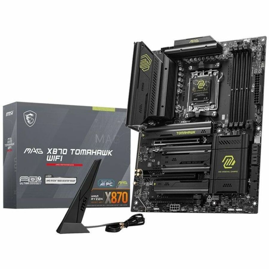 MSI X870TMAHAWKWIFI MAG X870 TOMAHAWK WIFI Gaming Desktop Motherboard - AMD X870