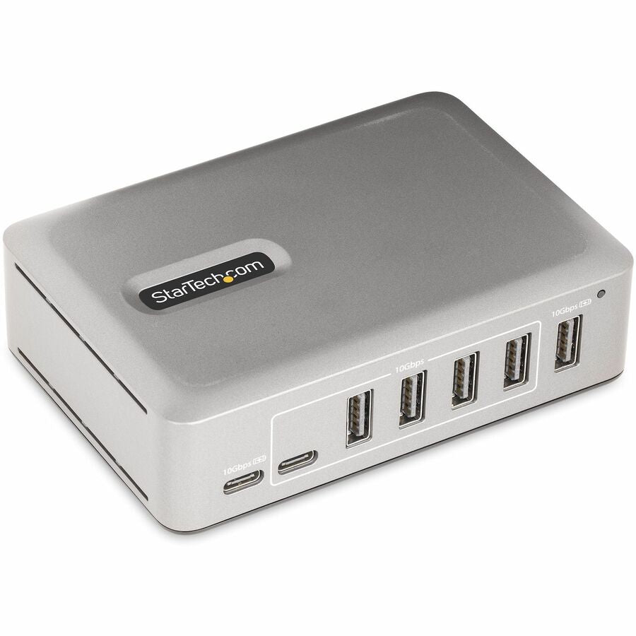 StarTech 10G5A2CSUSBCHUB 7-Port USB-C Hub, 5x USB-A + 2x USB-C, Self-Powered