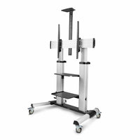 StarTech 1110C-MOBILE-TV-CART Rolling TV Cart/Stand On Wheels - Black, Silver