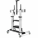 StarTech 1110C-MOBILE-TV-CART Rolling TV Cart/Stand On Wheels - Black, Silver