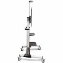 StarTech 1110C-MOBILE-TV-CART Rolling TV Cart/Stand On Wheels - Black, Silver