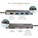 StarTech 115B-USBC-MULTIPORT USB C Multiport Adapter, 4K 60Hz - Docking Station