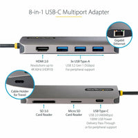 StarTech 115B-USBC-MULTIPORT USB C Multiport Adapter, 4K 60Hz - Docking Station