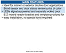 HES 1200D 1200 Double Door Magnetic Lock, 1200 lb, Clear Anodized