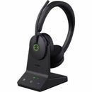 Yealink 1208655 WH68 Headset - Stereo - Wireless - Bluetooth/DECT - Black