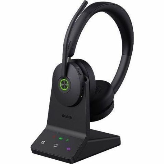 Yealink 1208655 WH68 Headset - Stereo - Wireless - Bluetooth/DECT - Black
