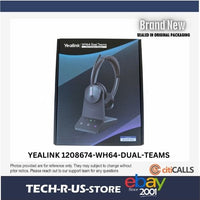 Yealink 1208674 YEA-WH64-DUAL-TEAMS DUAL TEAMS WIRELESS HEADSET