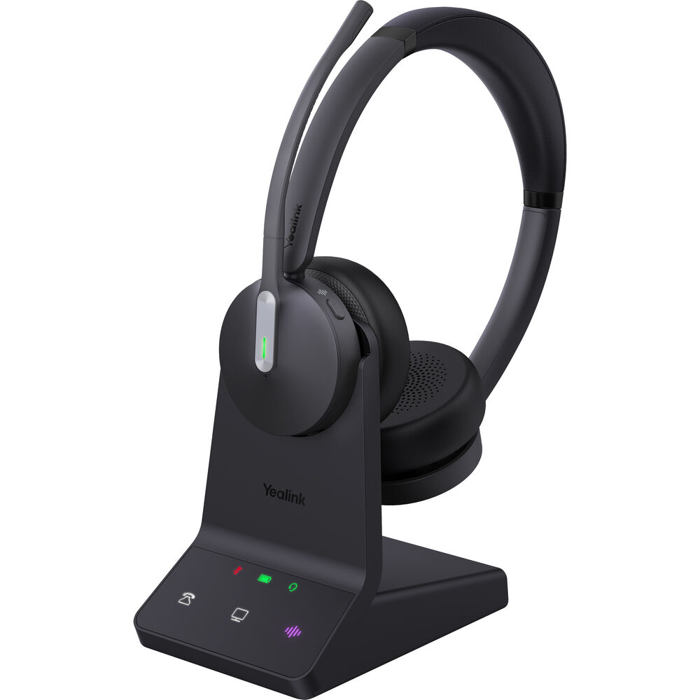 Yealink 1208674 WH64 Dual Teams DECT Hybrid Wireless Headset Retail