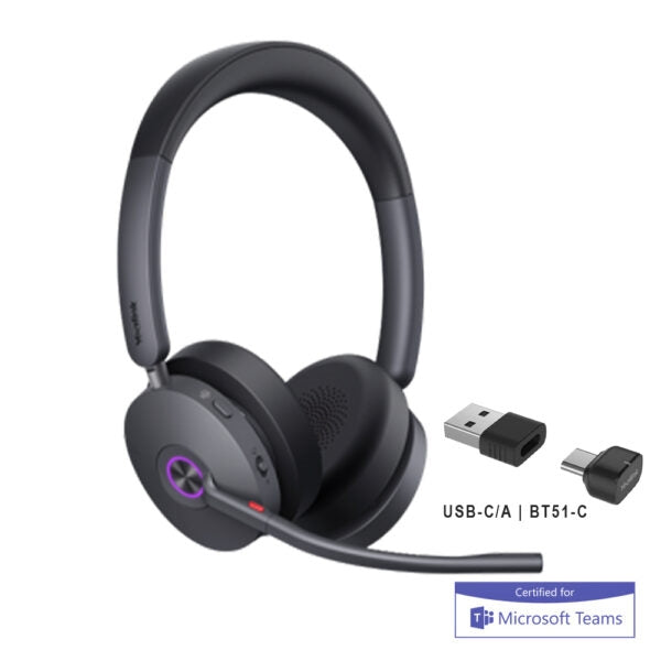 Yealink 1208678 BH74 Headset - Teams USB-C A Bluetooth wireless - Retail