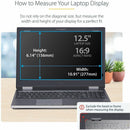 StarTech 125TF-PRIVACY-SCREEN 12.5-inch 16:9 Flip-Up Privacy Screen with Touch