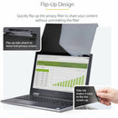 StarTech 125TF-PRIVACY-SCREEN 12.5-inch 16:9 Flip-Up Privacy Screen with Touch