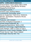 StarTech 129NUSBCKVMDOCK Dual-Laptop USB-C KVM Docking Station